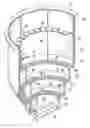Fig. 01 - Inlet distributor and fixed valve tray for spherical reactor