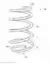 Fig. 01 - Vertical motion impeller-type shot peening device and coil spring