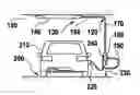 Fig. 01 - Ceiling mounted charging station and parking structure for charging electric vehicles
