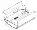 Fig. 01 - Storage bin with luggage positioning protrusions