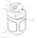 Fig. 01 - Container with magnetic cap and container holder