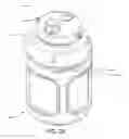 Fig. 19 - Container with magnetic cap and container holder