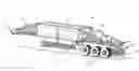 Fig. 01 - Material dispersal blade for a bottom dump trailer