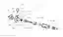 Fig. 01 - Spring operated roller blind system with tension spring adjusting mechanism and locking element for said system