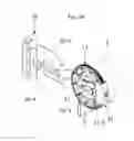Fig. 08 - Spring operated roller blind system with tension spring adjusting mechanism and locking element for said system