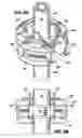 Fig. 12 - Method and apparatus for elevating the tapered stress joint or flex joint of an SCR above the water