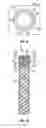 Fig. 16 - Baffle insert for a gas turbine engine component