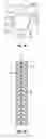 Fig. 12 - Baffle insert for a gas turbine engine component and method of cooling