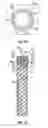 Fig. 16 - Baffle insert for a gas turbine engine component and method of cooling