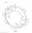 Fig. 14 - Chainrings and crank assemblies