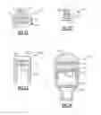 Fig. 23 - Light engine modules including a support and a solid state light emitter