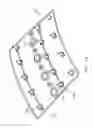 Fig. 12 - Gas turbine engine wall assembly with circumferential rail stud architecture