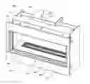 Fig. 01 - Fireplace safety barrier system