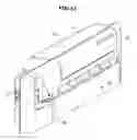 Fig. 14 - Ice maker assembly with tilted water tank for refrigerator