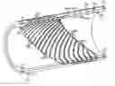 Fig. 01 - Antenna assembly using ferrites within an interposed sleeve for wellbore logging tools