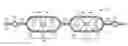 Fig. 01 - Shielded electrical ribbon cable with dielectric spacing