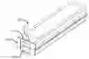 Fig. 01 - Latch mechanism for battery retention