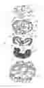 Fig. 01 - Support of an electronic unit, electrical device comprising same and electric machine comprising the said electrical device