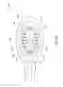 Fig. 11 - Luminaire with transmissive filter and adjustable illumination pattern