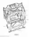 Fig. 19 - Three-section concave and adjustment mechanism for an agricultural harvesting combine