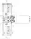 Fig. 23 - Brush chipper assembly with counter-rotating feeder rollers and actuating chipping heads