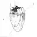 Fig. 01 - EPILATOR WITH SEPARABLE PAIR OF HEADS