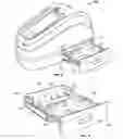 Fig. 03 - REMOVABLE AND AUTOMATICALLY RE-LATCHING TRAY DEVICE AND METHOD