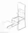 Fig. 01 - CHAIR WITHOUT COMBINING COMPONENTS