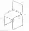 Fig. 03 - CHAIR WITHOUT COMBINING COMPONENTS