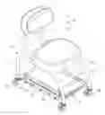 Fig. 01 - Mechanic's chair with movable tray