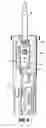 Fig. 06 - Surgical fastener apparatus with linear position sensor