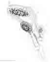 Fig. 02 - Combination showerhead with rotary button switching