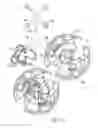 Fig. 14 - SPHERICAL COORDINATES MANIPULATING MECHANISM FOR INNER FRAME PIVOTAL CONFIGURATION