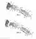 Fig. 02 - Razor handle comprising inserts within holes and razor comprising such a razor handle