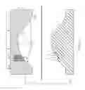 Fig. 02 - Vacuum thermoforming mold device and a manufacturing method employing same