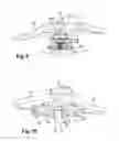 Fig. 06 - Device for fixing blades with variable pitch of a non-streamlined turbomachine propeller