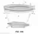 Fig. 18 - Stand-up plastic storage bag having shift regions and a cuff line