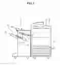Fig. 02 - Paddle arrangement for sheet processing device with standby section