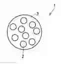 Fig. 01 - PHOSPHOR CONTAINING PARTICLE, AND LIGHT EMITTING DEVICE AND PHOSPHOR CONTAINING SHEET USING THE SAME