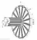 Fig. 04 - LED lighting apparatus having a plurality of light emitting module sections interlocked in a circular fashion
