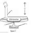 Fig. 03 - Method of balancing a golf club head using a balancing fulcrum.