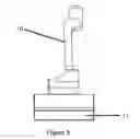 Fig. 06 - Method of balancing a golf club head using a balancing fulcrum.