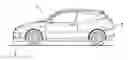 Fig. 01 - Motor vehicle having dust sensor for reducing dust resuspension