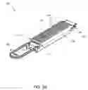 Fig. 11 - Pluggable optical module with heat sink