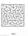 Fig. 13 - Enhanced electronic gaming machine with electronic maze and eye gaze display