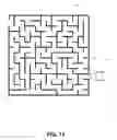 Fig. 15 - Enhanced electronic gaming machine with electronic maze and eye gaze display
