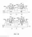 Fig. 13 - Silicon-on-nothing transistor semiconductor structure with channel epitaxial silicon-germanium region
