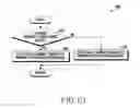 Fig. 12 - Electronic device with battery having conductive coil for receiving external power and inducing power via a movable member of the device