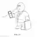Fig. 04 - Mobile device with display overlaid with at least a light sensor