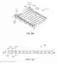 Fig. 22 - Support structures for a flexible electronic component